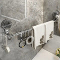 Extendable Towel Rail with Suction Cups, 60-120 cm