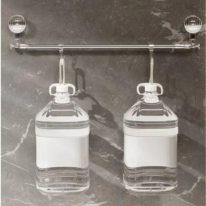 Extendable Towel Rail with Suction Cups, 60-120 cm