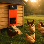 Automatic Chicken Coop Door with Light Sensor, Weatherproof