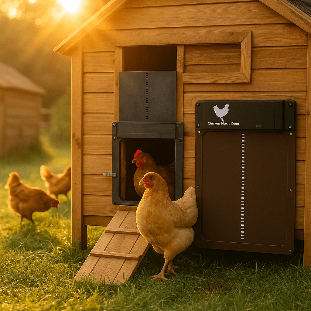 Automatic Chicken Coop Door with Light Sensor, Weatherproof