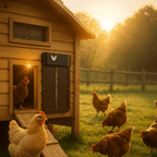 Automatic Chicken Coop Door with Light Sensor, Weatherproof