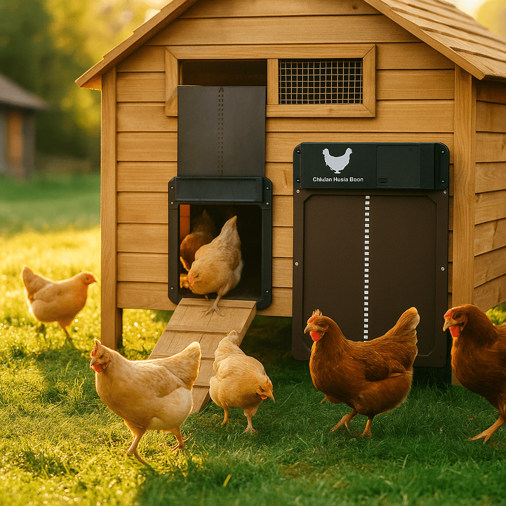 Automatic Chicken Coop Door with Light Sensor, Weatherproof