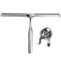 Stainless Steel Shower Squeegee with No-Drill Hanger