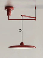 Adjustable Swing Arm Pendant Light in Metal, 40 cm Shade