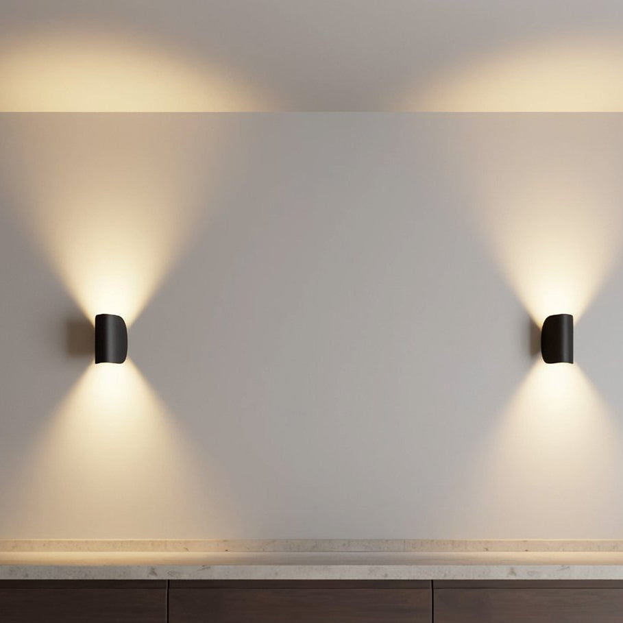 Adjustable Aluminium LED Up Down Wall Light, 3000K Warm White