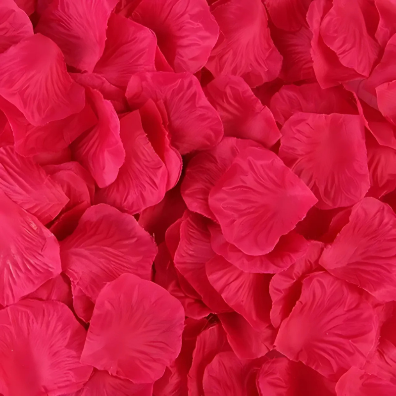 Silk Rose Petals, Reusable Party Confetti in 7 Colours