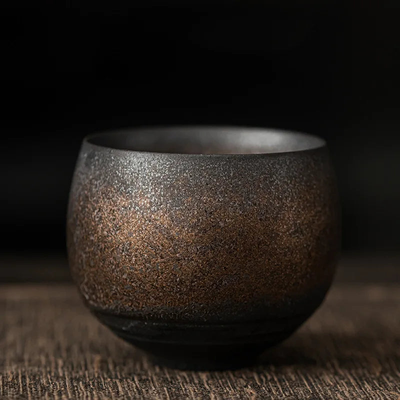 Handmade Ceramic Espresso Cups with Glazed Finish