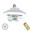 Adjustable Ceiling Fan with Light, 360 Degree Head, E27