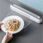 Magnetic Cling Film Dispenser with Built-In Cutter, BPA-Free