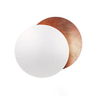 Eclipse LED Wall Light in Metal, Shadow Effect, 20 or 25cm