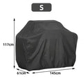 Waterproof BBQ Cover with Drawstring, UV-Resistant, 3 Sizes