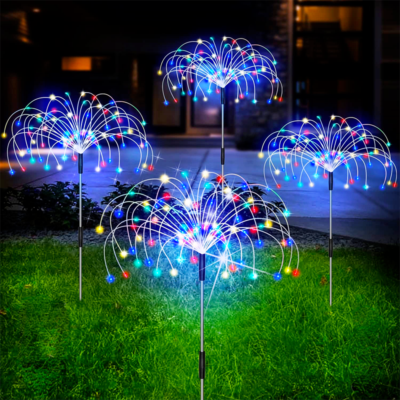 Solar Firework Garden Light, 120 LEDs with 8 Modes, IP65