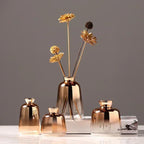 Ombre Glass Vase for Fresh and Dried Flowers, Four Sizes