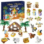 Nativity Advent Calendar with 24 Miniature Christmas Figures