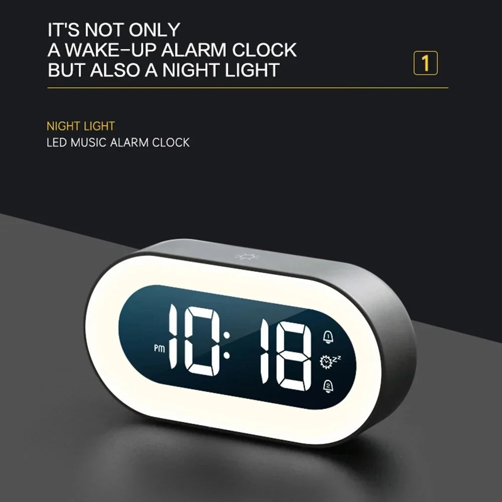 Sunrise Alarm Clock with Night Light and Nature Sounds