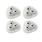 Self-Adhesive Furniture Castors, No Drilling, Set of 4, 100 kg