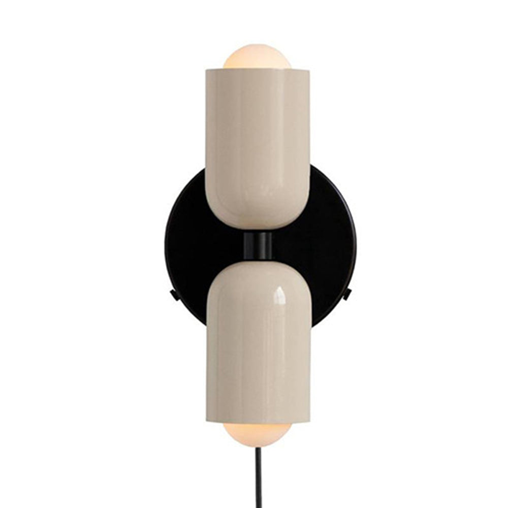 Two-Tone Vertical Wall Light, Up and Down Glow, Bulbs Included