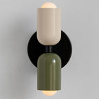 Two-Tone Vertical Wall Light, Up and Down Glow, Bulbs Included