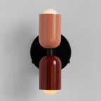 Two-Tone Vertical Wall Light, Up and Down Glow, Bulbs Included