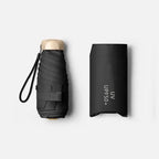 Compact Folding Travel Umbrella, 250 g, UV Coating