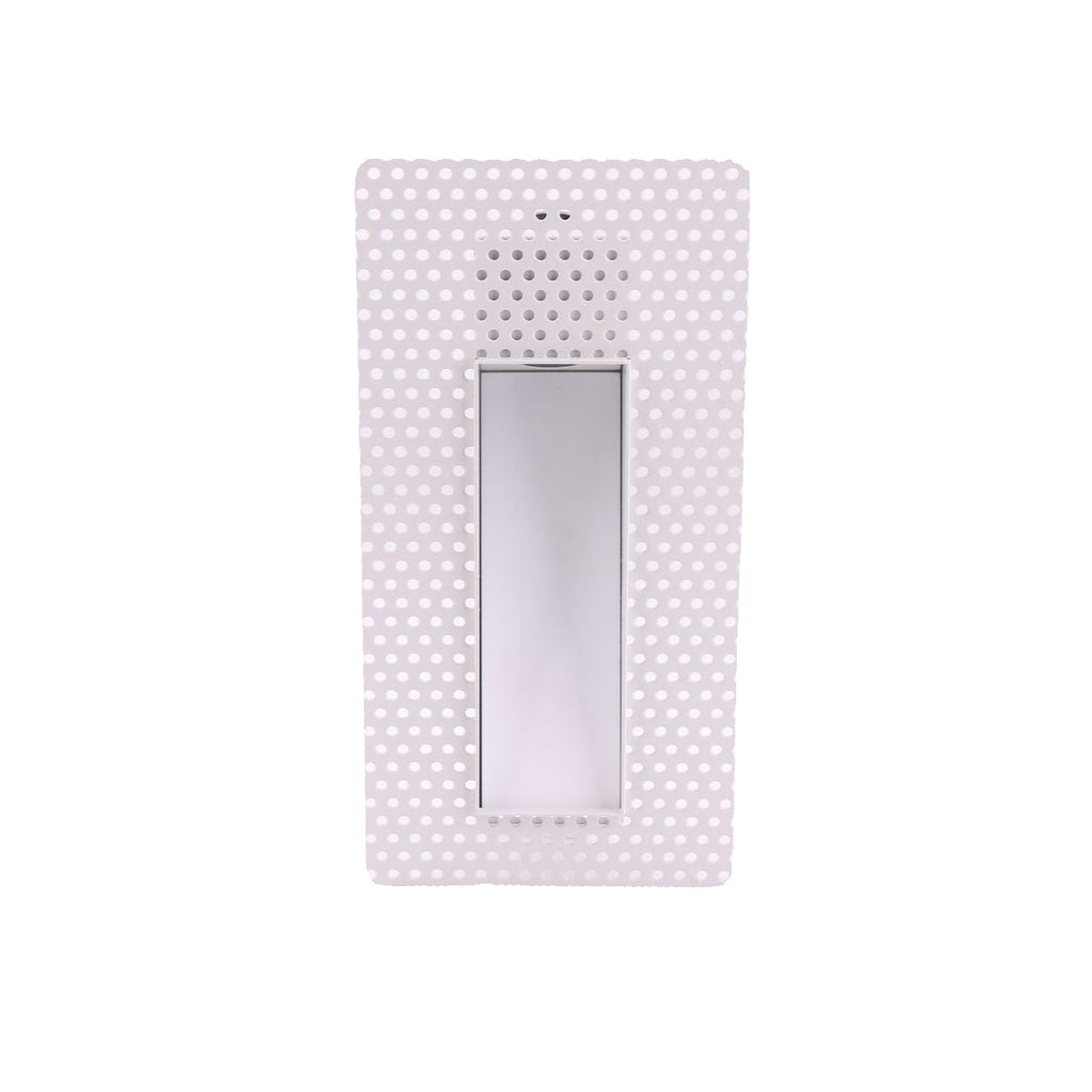 Recessed 3W LED Step Light with Motion Sensor, Frameless White