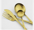 Titanium-Coated 18/10 Stainless Steel Cutlery Set, 4 to 16 Place