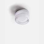 Compact LED Wall Light, Dimple Acrylic and Aluminium, 13.5 cm