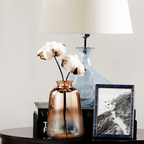 Ombre Glass Vase for Fresh and Dried Flowers, Four Sizes
