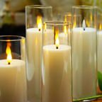 Flameless LED Candles, Set of 9 with Remote and Timer