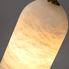 Marble Pendant Light with Copper Finish and 1.5 m Cable