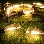Outdoor Festoon Lights, 10 m with 15 Shatterproof Bulbs, IP44