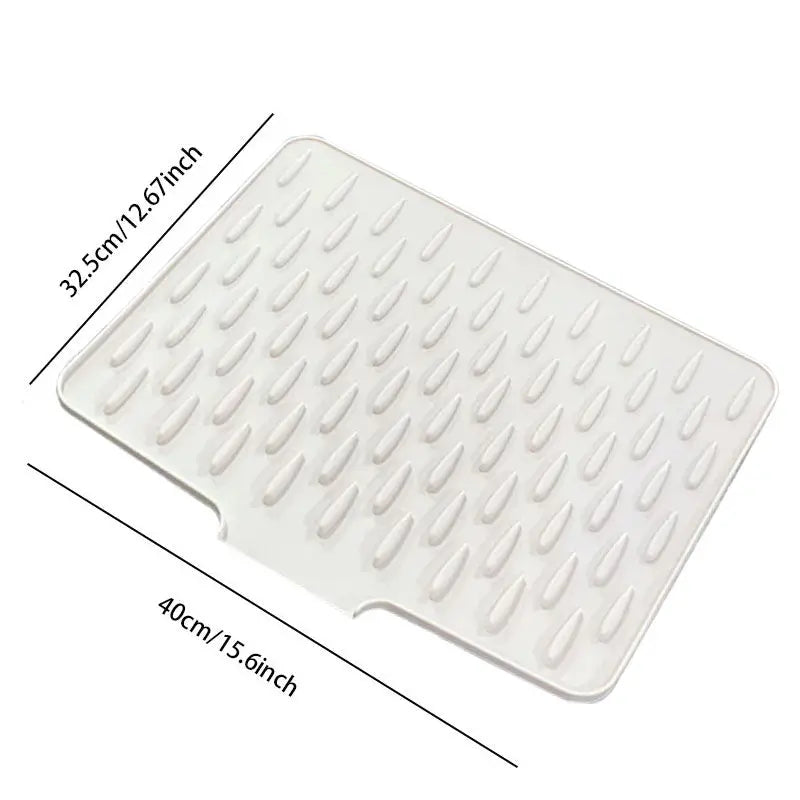 Silicone Draining Mat 40 x 32.5cm, Heat Resistant to 230C