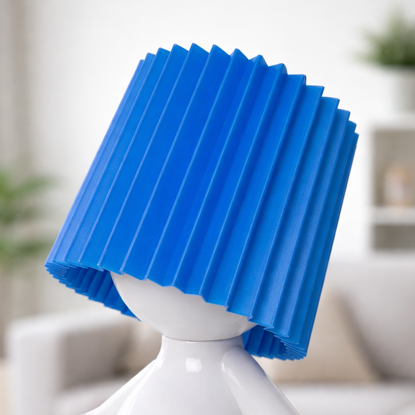 Seated Figure LED Table Lamp, Rechargeable, Eight Colours