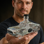 Sports Car Glass Whisky Decanter with Stopper, 850ml
