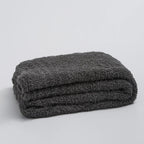 Knitted Microfibre Throw, 130 x 160 cm, Plain Design