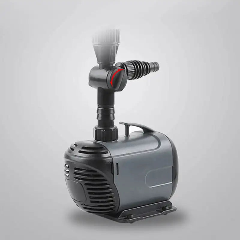 Pond Fountain Pump, Adjustable Flow, Three Spray Nozzles, 8W