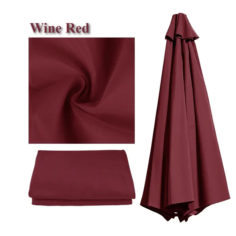 Replacement Parasol Canopy, Water-Repellent with Top Vent