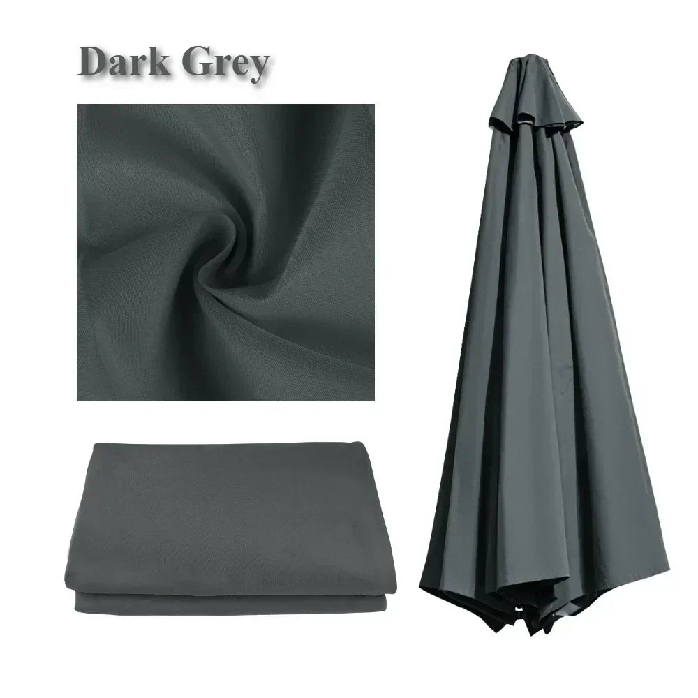 Replacement Parasol Canopy, Water-Repellent with Top Vent
