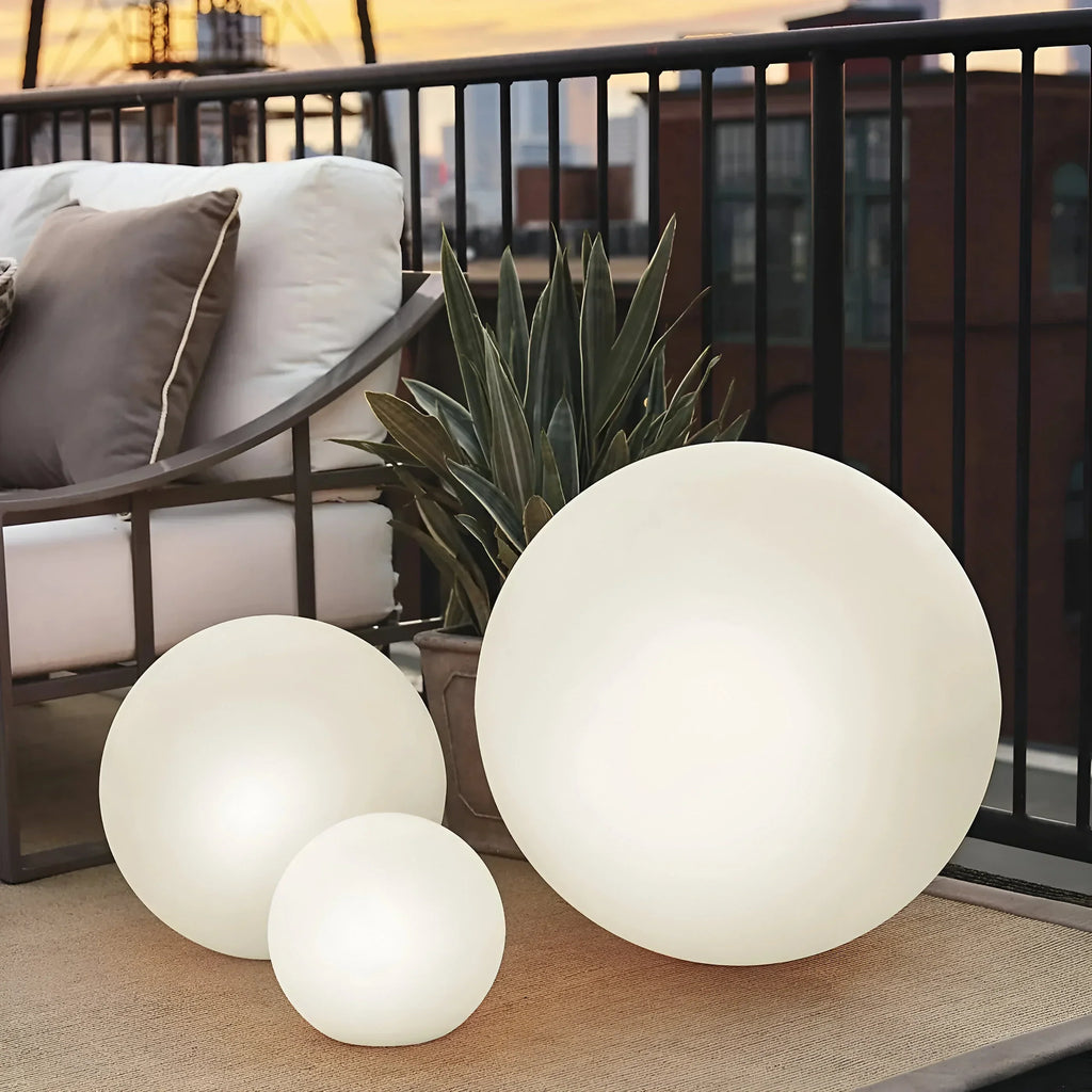 Cordless LED Globe Lamp, Rechargeable and Weather-Resistant