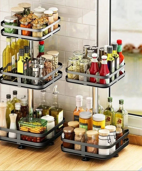 360 Degree Rotating Storage Organiser, 1, 2 or 3 Tiers