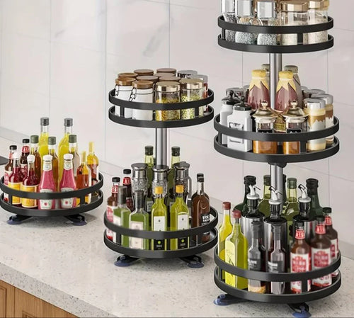 360 Degree Rotating Storage Organiser, 1, 2 or 3 Tiers