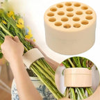 Spiral Flower Stem Holder with 19 Holes, Set of 2