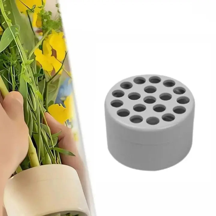 Spiral Flower Stem Holder with 19 Holes, Set of 2
