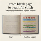 Embroidery Stitch Book for Beginners, 106 Stitches with Kit