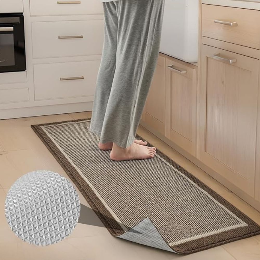 Textured Anti-Slip Kitchen Mat in Polypropylene, 2 Sizes