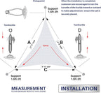 Stainless Steel 304 Shade Sail Fixing Kit, Adjustable Hardware