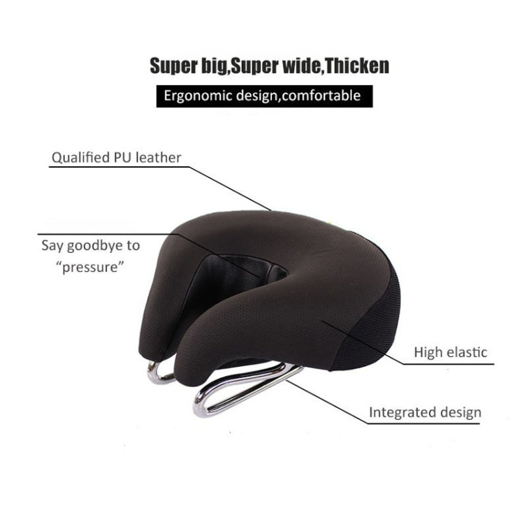 Noseless Exercise Bike Saddle with Extra Thick Padding