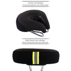 Noseless Exercise Bike Saddle with Extra Thick Padding
