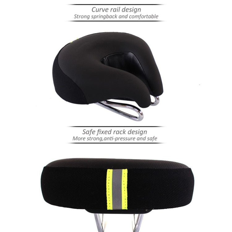 Noseless Exercise Bike Saddle with Extra Thick Padding