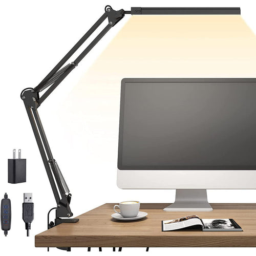 Adjustable LED Desk Lamp, Dimmable with Memory Function